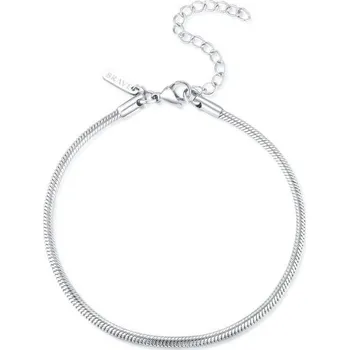 Náramek Originální pánský náramek se zaobleným řetízkem ve stylu "hada" s diagonálními liniemi. Náramek z