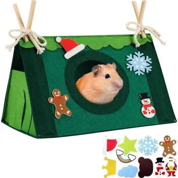 Úkryt pro malá zvířata, morče, křeček, domeček, klec pro domácí mazlíčky, ochranný stan, hnízdo s