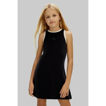 Dívčí šaty Dívčí šaty Calvin Klein Jeans IG0IG03080.128.176.PPY2 černá 99X, vel. 176