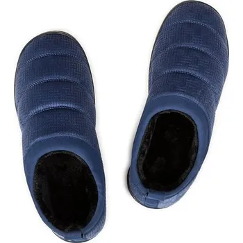 Dívčí zimní obuv Dámské pantofle z paměťové pěny Frank Mully, pánské protiskluzové bavlněné pantofle modré, velikost