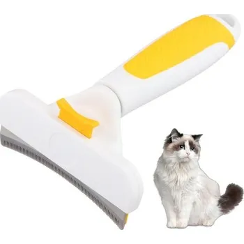 hřeben Kartáč na kočky, samočisticí hřeben proti blechám pro domácí mazlíčky, kartáč na podsrst s