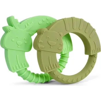 MCGMITT Dětské kousátka – Silikonová kousátka bez BPA se zvířecími motivy, flexibilní senzorická