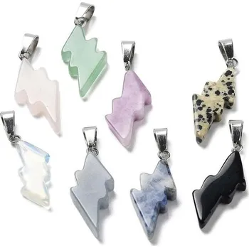 Přívěsek DanLingJewelry 20 ks barevných přívěsků s bleskem, počasím, zábleskem hromu, drahokamem a přívěsky