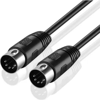 Audio kabel TNP Audio Stereo Video Kabel Aux in Out, 5pinový DIN MIDI konektor na MIDI konektor adaptér, jack
