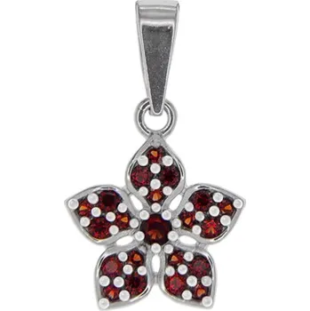 Přívěsek Český granát přívěsek stříbrný 141467