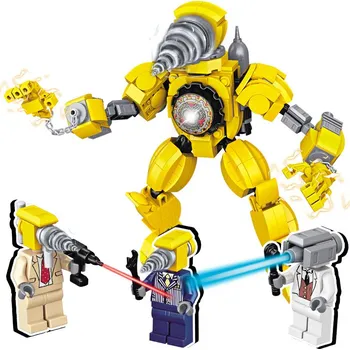 ostatní stavebnice CaDFI Skibidi Toilet Titan Drillman 453 dílků