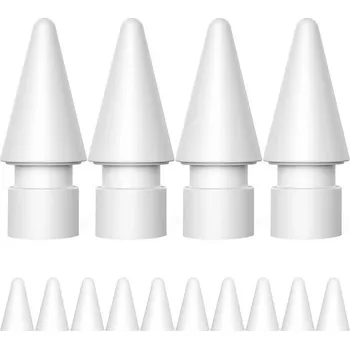 Grafický tablet NUITRENDZ Náhradní hroty pro Apple Pencil - sada 4 kusů, vylepšené, delší kovové, jemné, vysoce