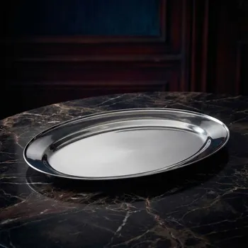 Nerezový talíř 40 x 26,5 cm