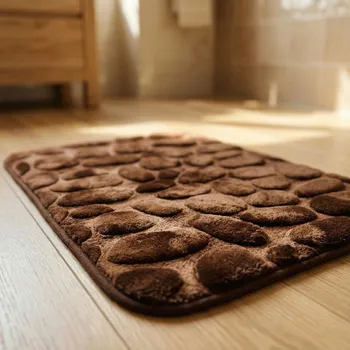 Koupelnová předložka Koupelnová předložka Tadar 40 x 60 cm hnědá