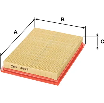 Vzduchový filtr Vzduchový filtr VALEO 585122