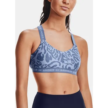 Dámské spodní prádlo Under Armour Podprsenka Crossback Low Print-BLU - Dámské Under Armour oranžová 1584550