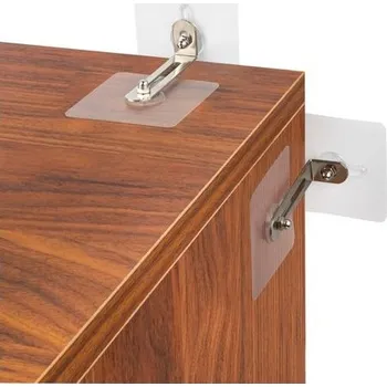 Dětský bezpečnostní prvek Nástěnné kotvy na nábytek, kovové konzole proti převrácení na nábytek pro ochranu dětí a domácích