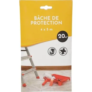Zahradní dekorace COGEX - Ochranná plachta, ochranná plachta na barvu - Rozměry: 4 x 5 m - 20 m² - pro ochranu podlah