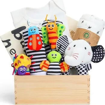 Hračka pro nejmenší Rodelna Hračky pro novorozence bílé