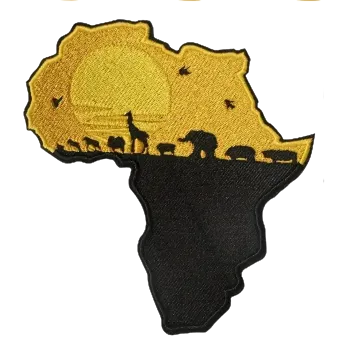 Nášivka Nažehlovací nášivka - Afrika (9,7 x 11,0 cm)