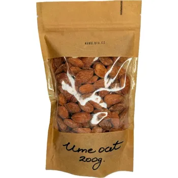 Španělské mandle pražené se slupkou odrůda Guara - ume ocet 200 g