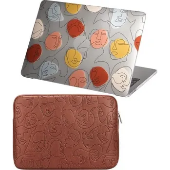 brašna na notebook OZADE 6 v 1 pouzdro kompatibilní s MacBook Air 13 palců (A1369 / A1466, 2010-2017), brašna na