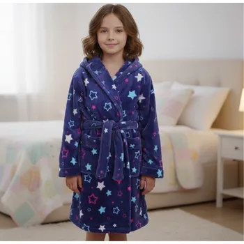 Dívčí župan Dívčí župan tm.modrý Wolf Z2391