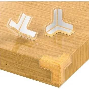 Dětský bezpečnostní prvek Ochrana hran a rohů, 12 kusů T-PEKON lepená ochrana rohů, ochrana hran samolepicí, ochrana rohů a