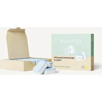Přípravek do myčky Everdrop tablety do myčky 30 kusů s vůní mentolu