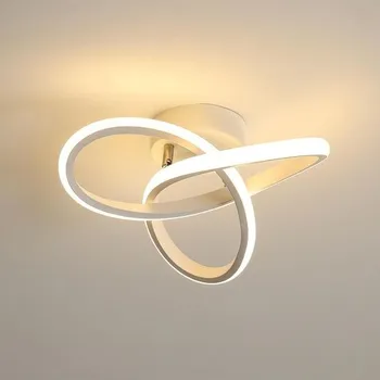 Stojací lampa Stropní svítidlo Goeco LED bílé, 22W moderní stropní svítidlo, kreativní LED stropní svítidlo ve