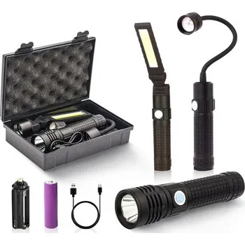 Kompresor Dabeto 3v1 LED svítilna, 3režimy