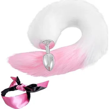 Anální kolík Anální kolík s liščím ocasem, anální kolík s ocasem, anální kolík s liščím ocasem, SM cosplay