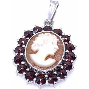 Řetízek Český Granát Jan Kos Jewellery Stříbrný přívěsek 1402804500