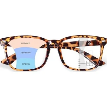 Sluneční brýle YUKANG Multifokální brýle Progresivní čtecí brýle Dámské Pánské, Brýle s Filtrem Modrého Světla