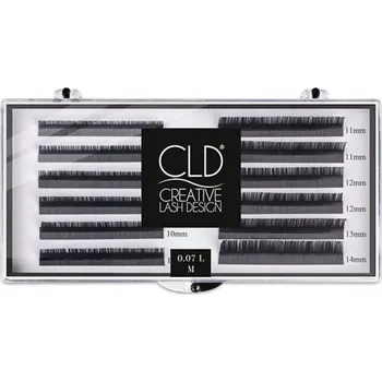 Umělé řasy Hedvábné řasy CLD Silk Lashes Mix L