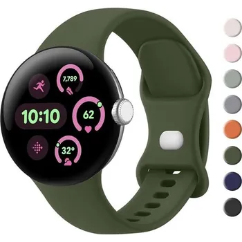 Chytré hodinky Řemínek Oumida kompatibilní s Google Pixel Watch 3 41 mm / 2 / 1, barevný sportovní měkký silikon