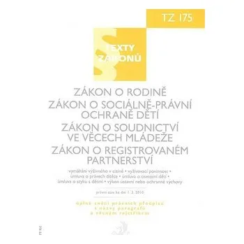 kolektiv autorů Zákon o rodině. Zákon o sociálně-právní ochraně dětí. Stav: Nová - lehce poškozená