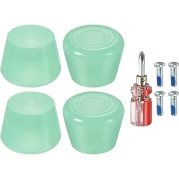 Příslušenství pro in-line PATIKIL 2 páry špuntů do bot na kolečkové brusle, brzdová zarážka na kolečkové brusle se