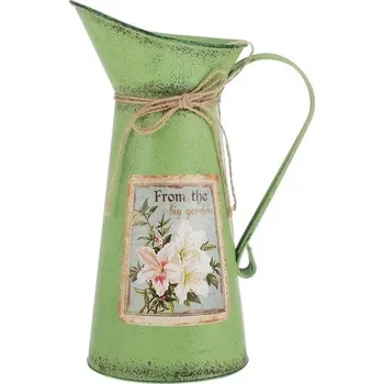 Váza YARNOW Ošuntělý květináč Vintage konev Rustikální květináč Shabby Chic Dekorace Venkovská váza