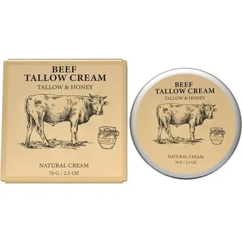 Péče o rty Krém na péči o pleť s hovězím lojem, hydratační krém na bázi hovězího loje, tělový balzám, krém s