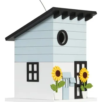 Ptačí budka JUJOYBD modro-bílá