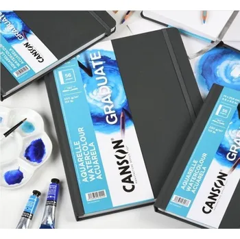 Umělecký papír Graduate Book Aquarelle skicák 14 x 21,6 cm 56l, 250g