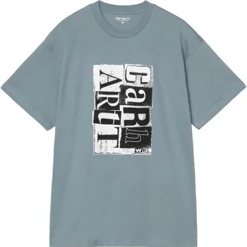 Pánské tričko TRIKO CARHARTT WIP Moving Letterpress S/ - šedá - S + při osobním odběru 1 226 Kč