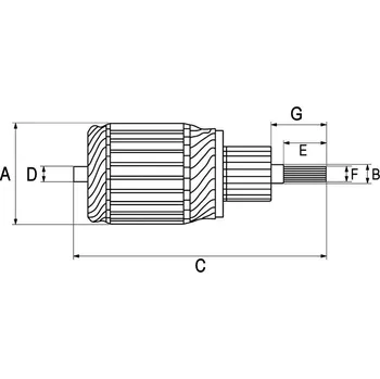 Startér Kotva, startér HC-Cargo F 032 137 978
