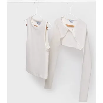 Dětská móda Dětská souprava Mayoral 6150.8D.Junior.PPYA béžová 01X, vel. 162