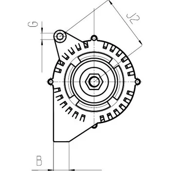 Alternátor Generátor HC-Cargo F 032 114 704