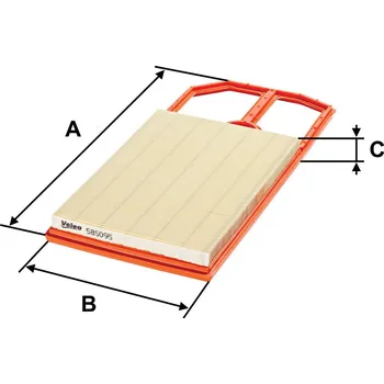 Vzduchový filtr Vzduchový filtr VALEO 585095