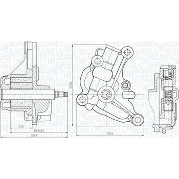 Olejové čerpadlo Olejové čerpadlo MAGNETI MARELLI 351516000154