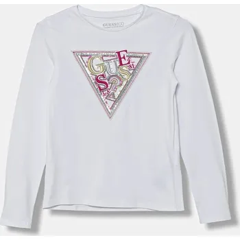 Pánská móda Dětské tričko s dlouhým rukávem Guess J5BI13.J1314.9BYA bílá 00X, vel. 158-166