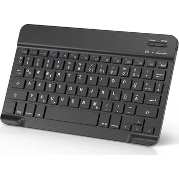 Bezdrátová Bluetooth klávesnice IVEOPPE - německá ultratenká Bluetooth klávesnice, přenosná