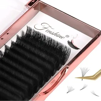 Fenshine Volume Lashes Extensions, měkké vějířové řasy s automatickým rozkvétáním, řasy pro