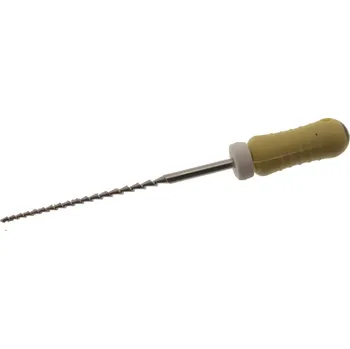 Medin a.s. H-File 050 L21 Endodontický Hedström pilník Medin H-File 050, 21 mm – žlutá ISO rukojeť pro ruční opracování krátkých kanálků