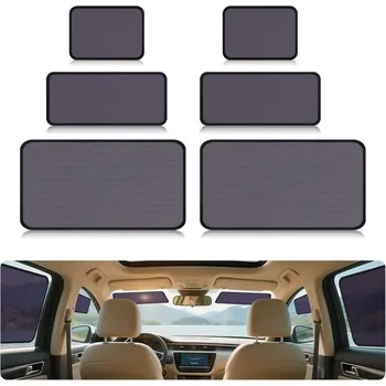 GPS ZATOOTO Sada 6 dětských slunečních clon do auta s UV ochranou, sluneční clona na okno auta pro