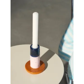 Svícen Sinsay - Keramický svícen - pastelová růžová - 009GK-03X - 009GK-03X-ONE