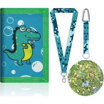 Dětská náprsní peněženka s krokodýlem